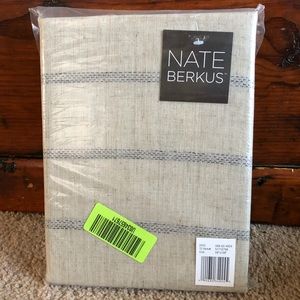 Nate Berkus Sandford Stripe Sandalwood Curtainsx4